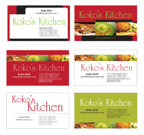 Kokos-Bizcard