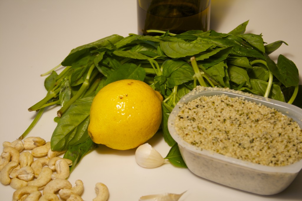 Hemp Seed Pesto Ingredients