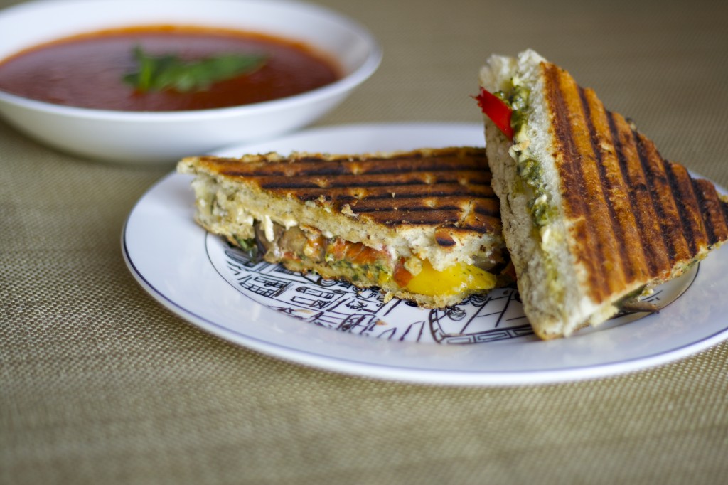 Veggie Cheese Panini