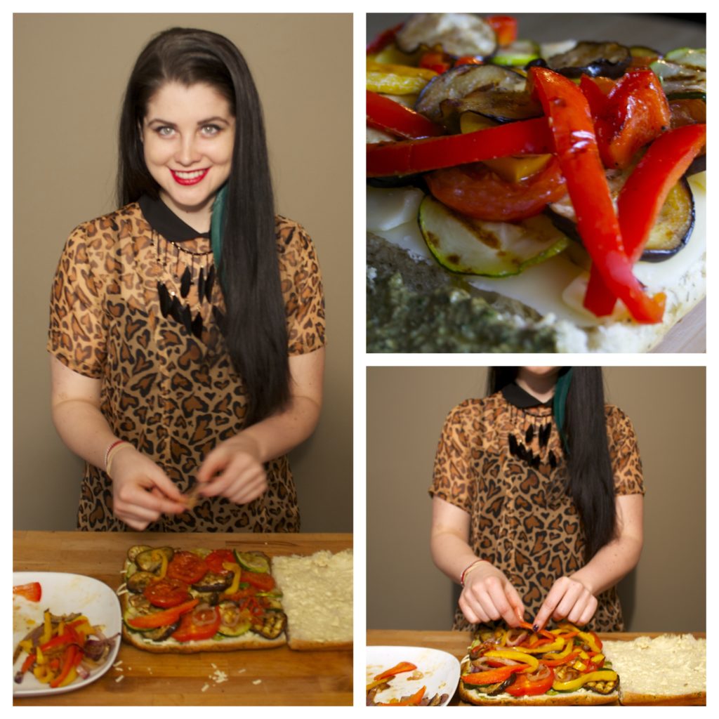 Drop Dead Recipes | Koko's Kitchen | Drop Dead Clothing | Veggie & Cheese Panini