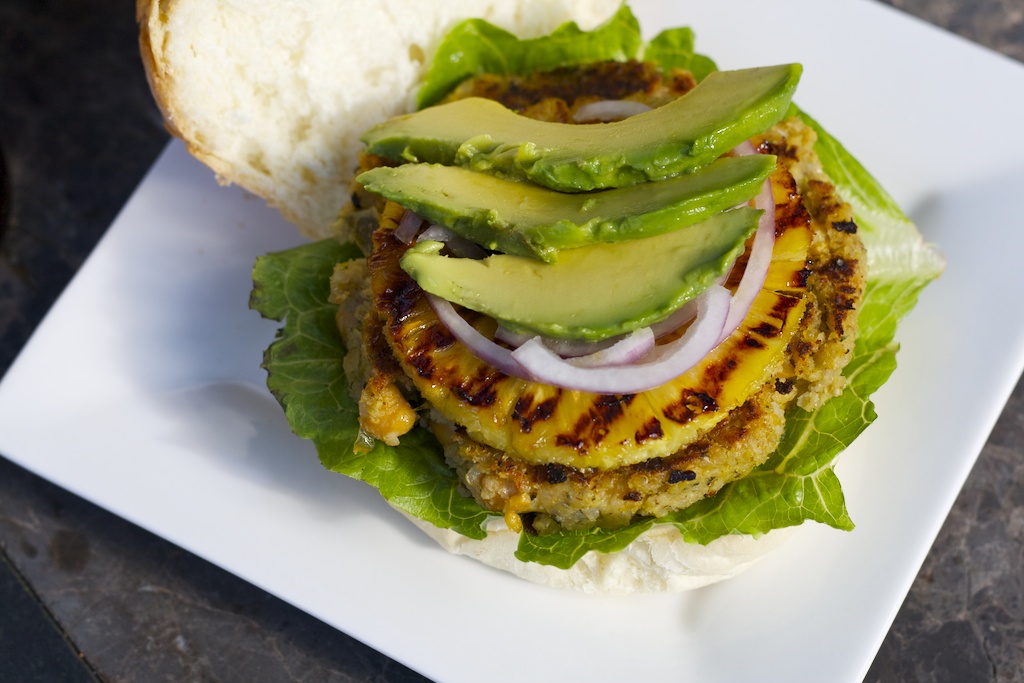 Tropical Quinoa Veggie Burgers | Koko Brill | Koko's Kitchen | Drop Dead Recipes | Drop Dead Clothing