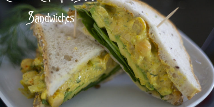 Curried Chickpea Salad Sandwich