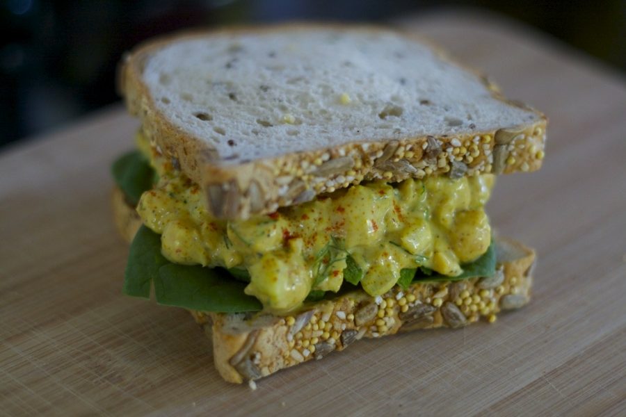 Curried Chickpea Salad Sandwich