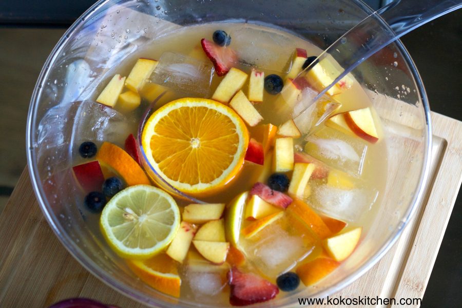 White Wine Sangria - Koko's Kitchen