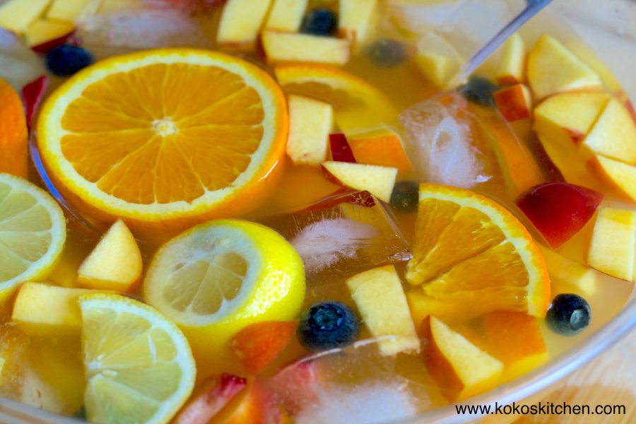 White Wine Sangria - Koko's Kitchen