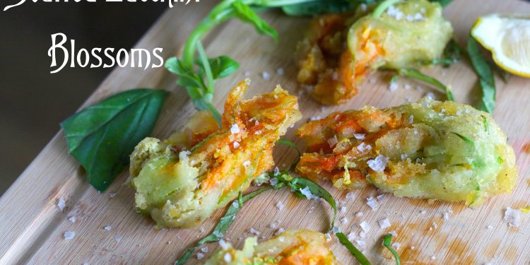 Stuffed Zucchini Blossoms | Koko's Kitchen | Vegan