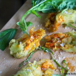 Stuffed Zucchini Blossoms - Koko's Kitchen