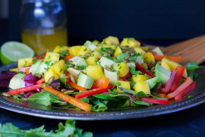 Mango Salad with Honey-Lime Dressing | Koko's Kitchen