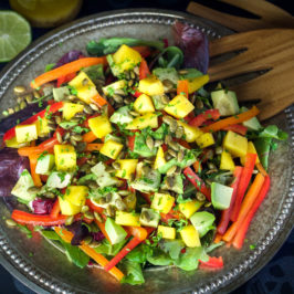 Mango Salad with Honey-Lime Dressing | Koko's Kitchen