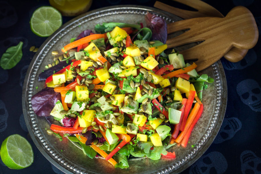 Mango Salad with Honey-Lime Dressing | Koko's Kitchen