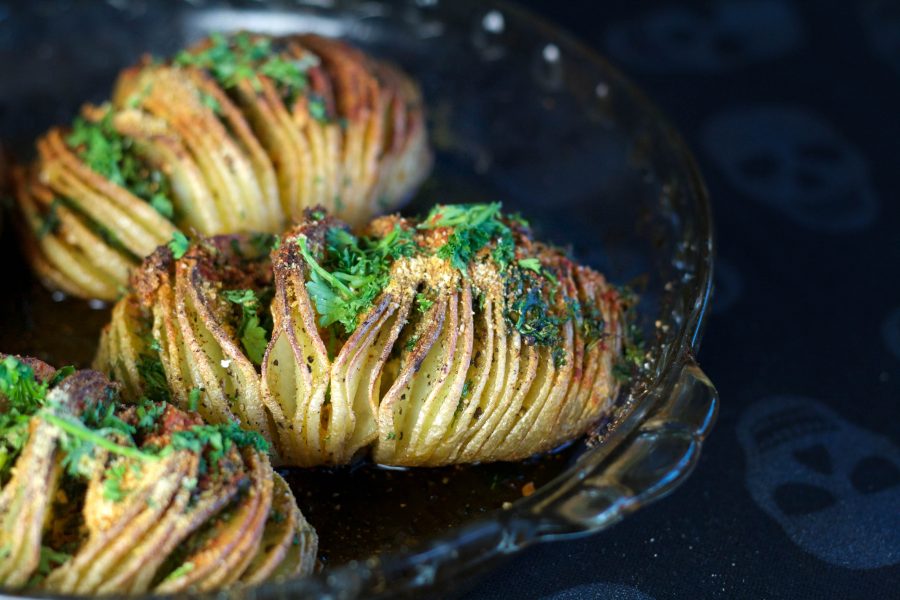 Hasselback Potatoes | Koko's Kitchen