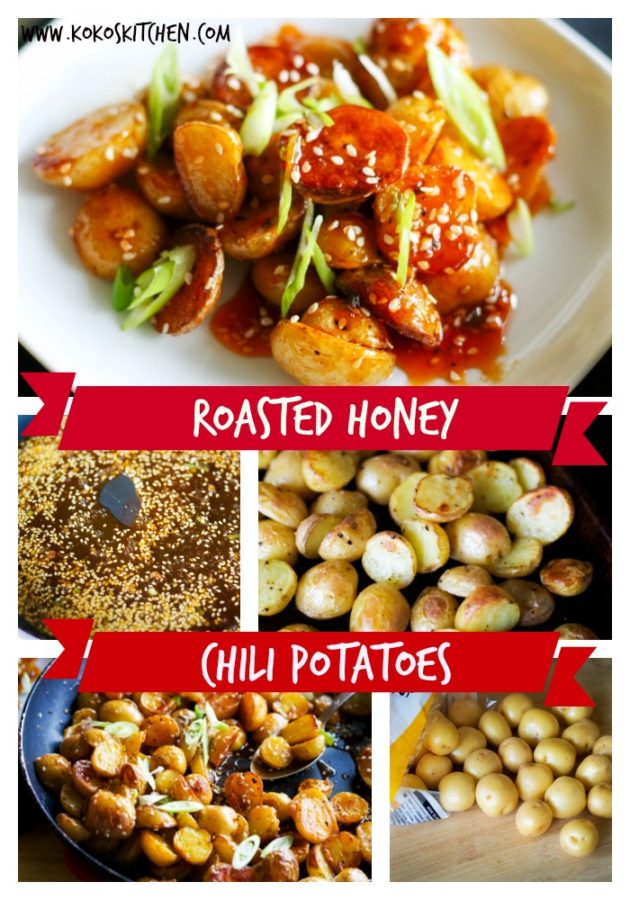 Roasted Honey Chili Potatoes | Koko's Kitchen